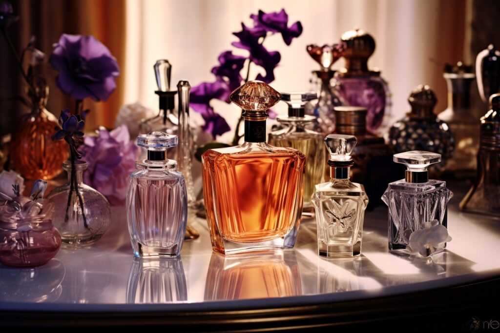 Parfumer på et bord 2