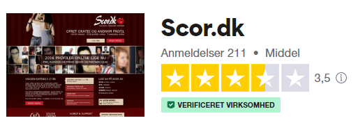 Scor.dk, Trustpilot