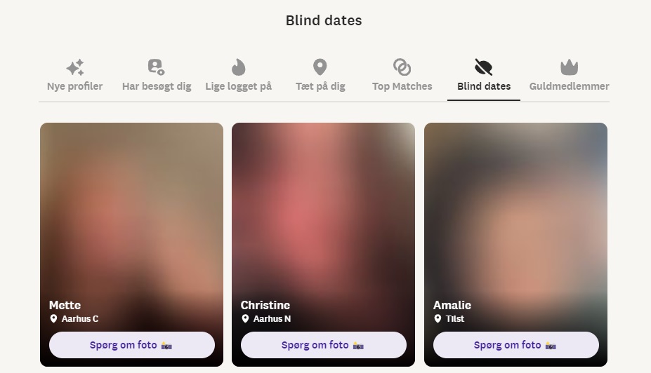 Blind dates Single dk