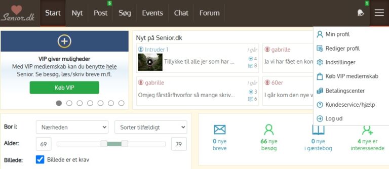 Menuer senior.dk